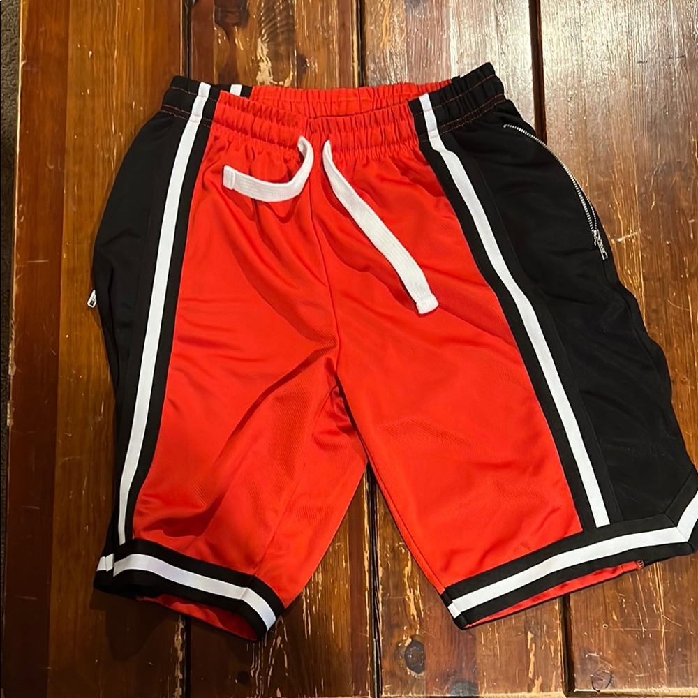 Red and Black Athletic Shorts